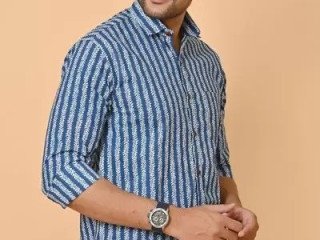 Buy Full Sleeve Rajasthani Printed Men Shirts Online – Stylish & Traditional Designs