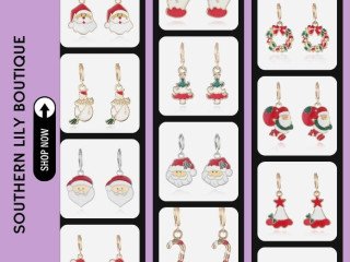 Celebrate the Season with Festive Christmas Earrings from Southern Lily Boutique