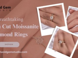 Breathtaking Cushion Cut Moissanite Diamond Rings Shop Now