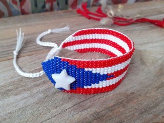 Puerto Rico Flag Bracelet